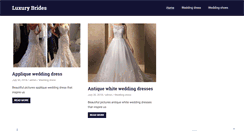 Desktop Screenshot of luxurybrides.net